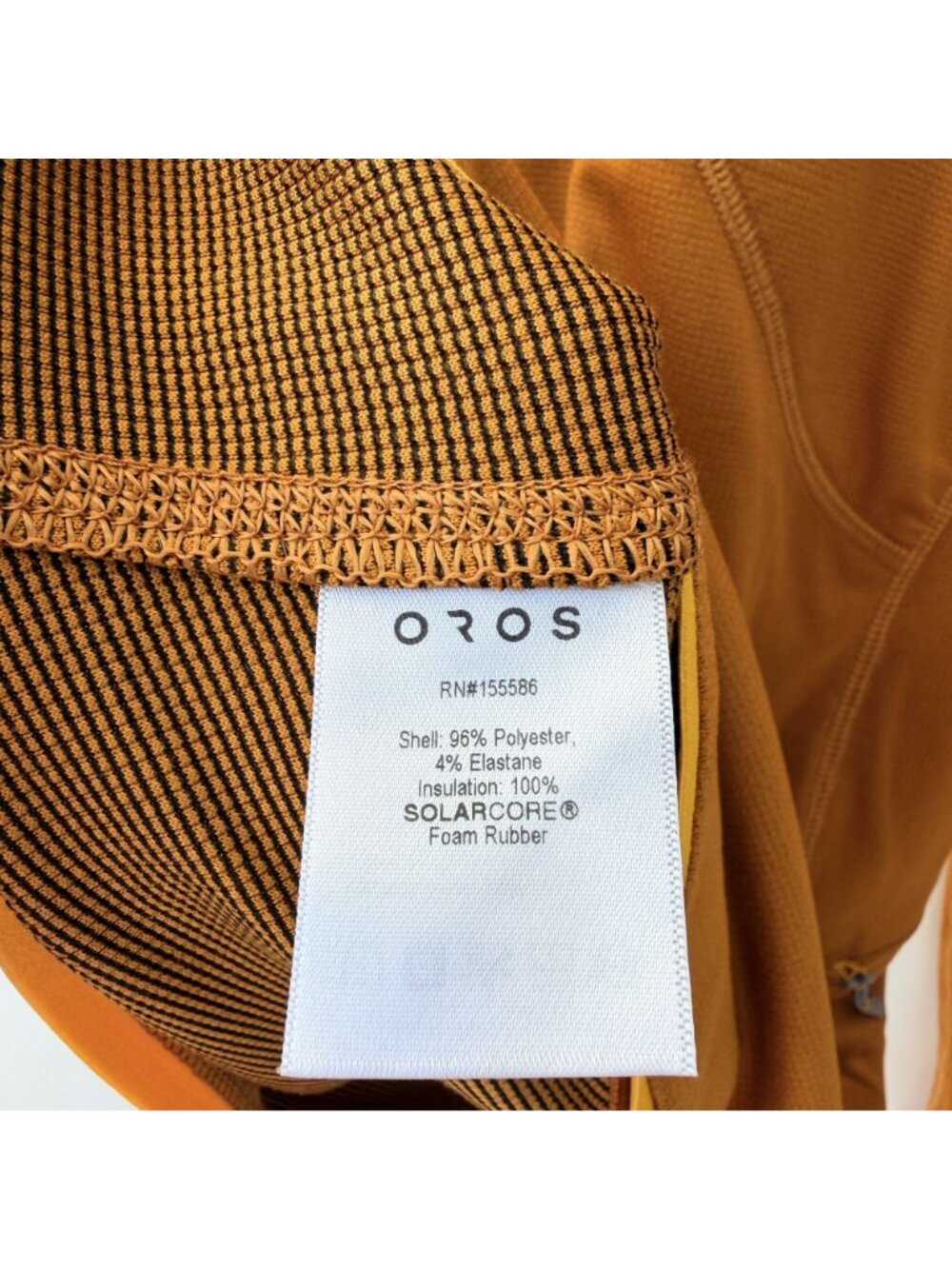 Oros Thermal Long Sleeve Performance Top Orange Women’s Size L C42 - Picture 9 of 10